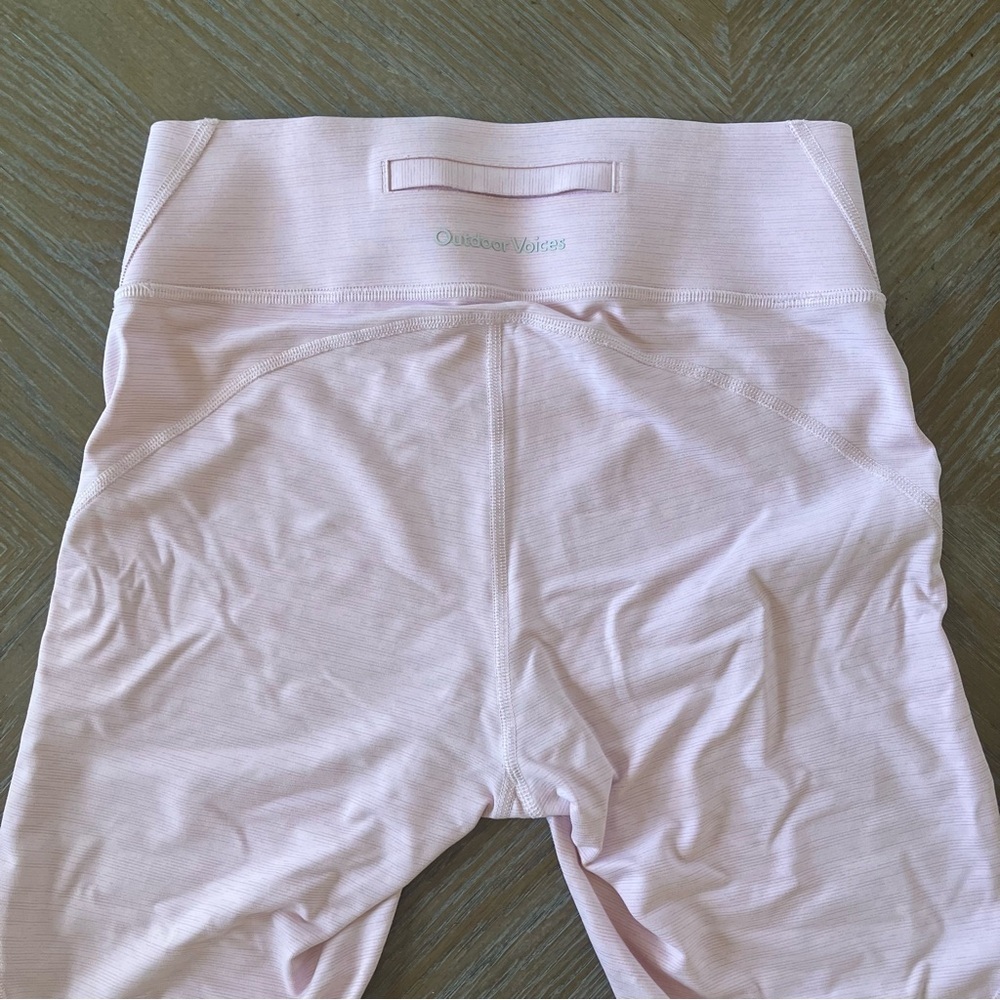 Outdoor Voices 7/8 Flex High Waisted Pink Legging - Medium - Picture 4 of 10
